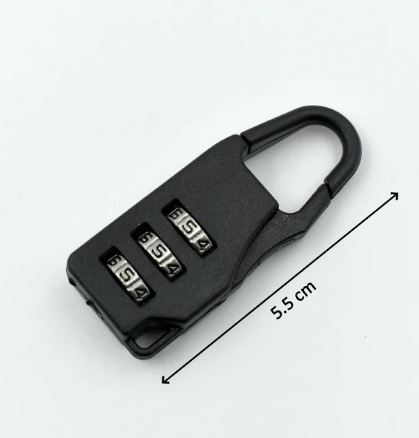 3-Digit Luggage Lock – Secure Combination Lock for Suitcases, Bags & Travel Security - Image 3