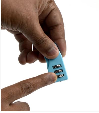 3-Digit Luggage Lock – Secure Combination Lock for Suitcases, Bags & Travel Security - Image 2