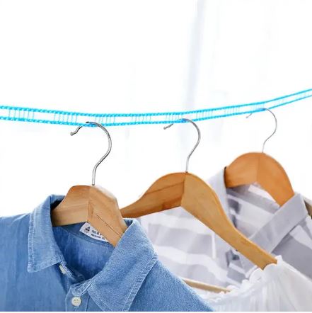 3 Meter Anti-Slip Clothesline Rope – Nylon Drying Line with Hooks for Indoor & Outdoor Use - Image 5