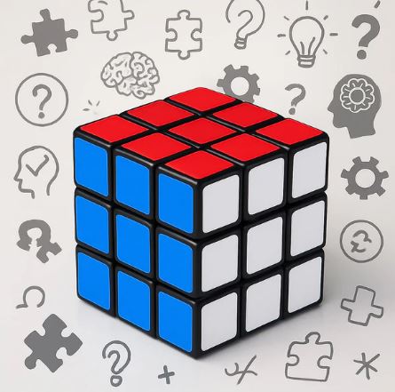 3×3×3 Puzzle Cube Multicolor – Classic Rubik’s Cube 3D Brain Teaser Puzzle Game for Kids & Adults - Image 2