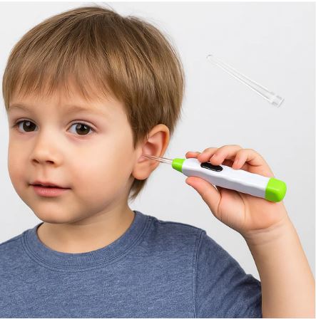 5-in-1 LED Flashlight Earpick with Interchangeable Transparent Ear Wax Removal Heads (1 Pc) - Image 5