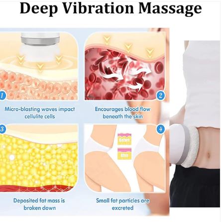Body Sculpting Massager with 3 Pads – Adjustable Speed Handheld Full Body Massager (1 Pc) - Image 10