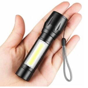 Mini Rechargeable LED Long Range Flashlight Torch – Portable Emergency Light