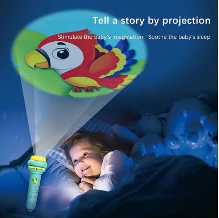 Mini Slide Projector Learning Toy for Kids with 3 Slides & Animated Pattern - Image 4