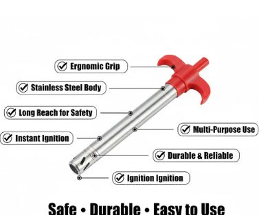 Stainless Steel Gas Lighter - Image 2