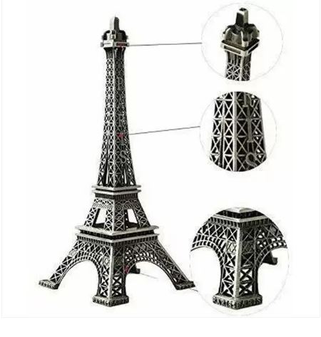 Antique Eiffel Tower Metal Statue Decorative Showpiece (1 Pc) - Image 3