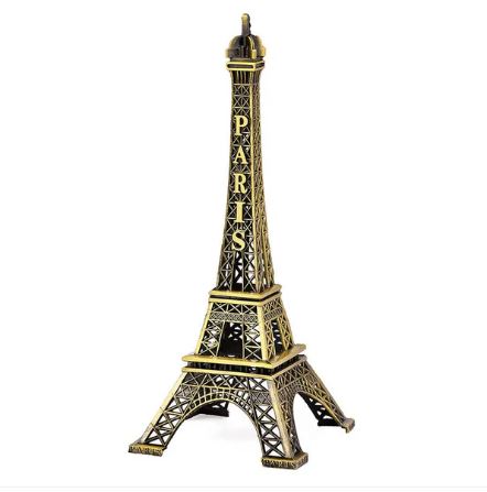 Antique Eiffel Tower Metal Statue Decorative Showpiece (1 Pc) - Image 4
