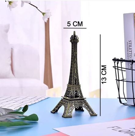 Antique Eiffel Tower Metal Statue Decorative Showpiece (1 Pc) - Image 5