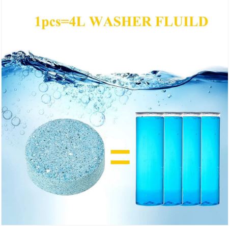 Car Wiper Detergent Effervescent Tablets for Windshield Cleaning (Pack of 10) - Image 3