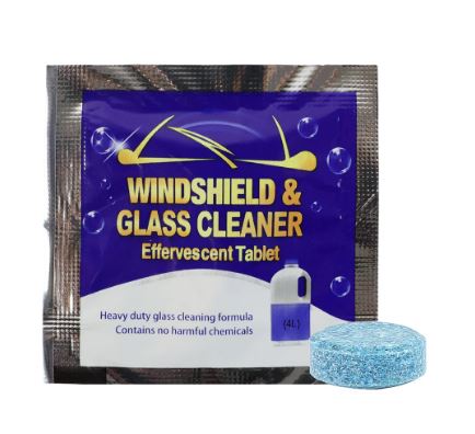 Car Wiper Detergent Effervescent Tablets for Windshield Cleaning (Pack of 10) - Image 2