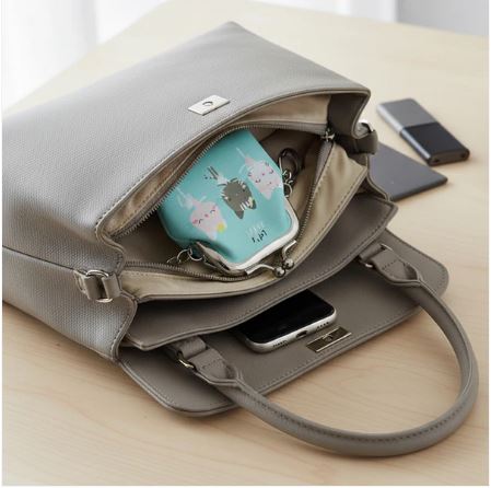 Cute Cartoon Cat Printed Mini Coin Purse Keychain (1 Pc) - Image 2