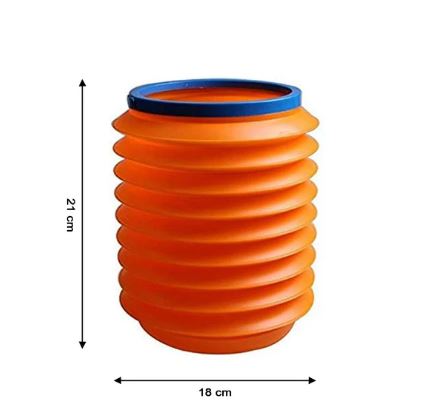 Foldable Storage Bucket – Multipurpose Water Container & Dustbin for Home, Car & Kitchen - Image 3
