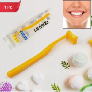 Six-Sided Soft Toothbrush with Anti-Bacterial 6-Side Care (1 Pc / Mix Color)