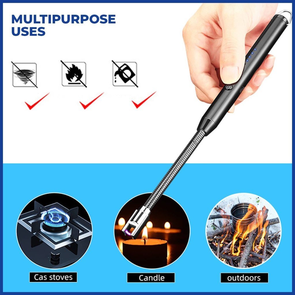 Rechargeable USB Electric Gas Lighter - Safe & Eco-Friendly - Image 4