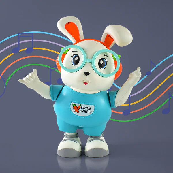 Swing Rabbit Musical Dancing Toy - Interactive Bunny with Lights & Sounds
