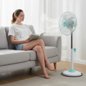 High-Speed Rechargeable Lithium Battery DC Table Fan