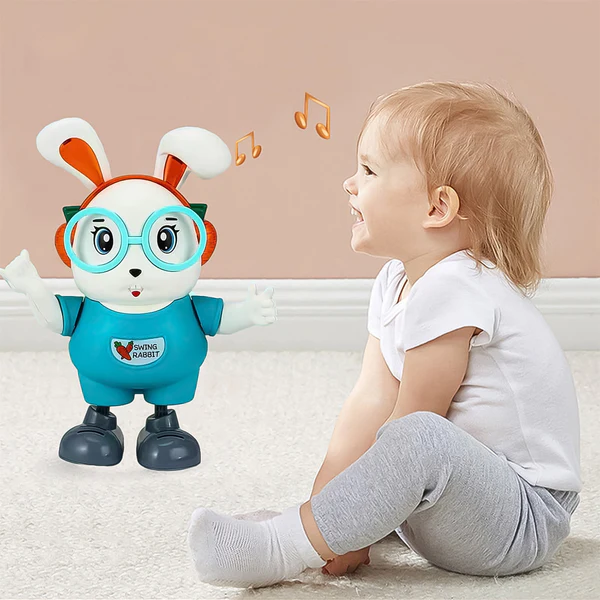 Swing Rabbit Musical Dancing Toy - Interactive Bunny with Lights & Sounds - Image 2