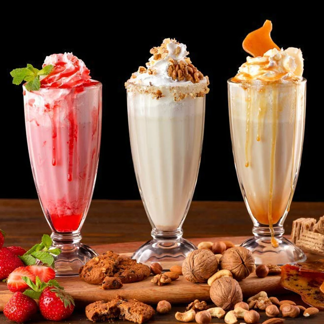 Apex Premium Dessert & Falooda Glass Set - 400ml (6 Pieces) - Image 4