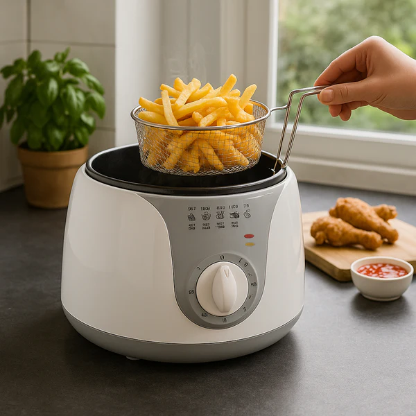 Orbit Adjustable Electric Deep Fryer 1200W - Professional Home Series