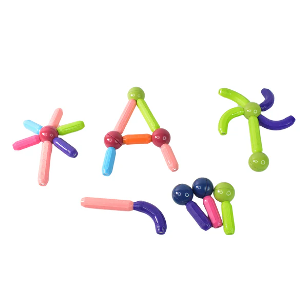 32-Piece Magnetic Sticks Building Blocks | STEM Discovery Toy for Kids - Image 4