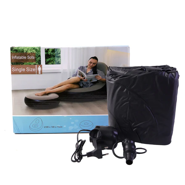 Premium Inflatable Air Sofa Chair with Footrest Set - Image 6