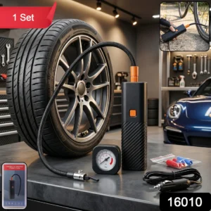 Portable Car-Mounted Tyre Inflator Air Pump Set