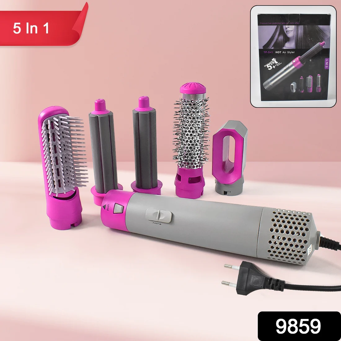 5-in-1 Multifunctional Hair Dryer Brush & Hot Air Styler Kit - Image 7