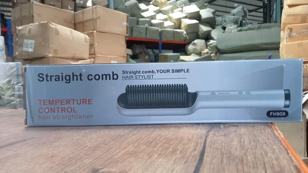 HQT-909B Professional Hair Straightener & Scalp Massager Brush - Image 11