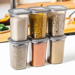 Airtight Kitchen Storage Containers Set (6 Pcs - 1200ml)