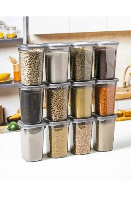 Airtight Kitchen Storage Containers Set (6 Pcs - 1200ml) - Image 2